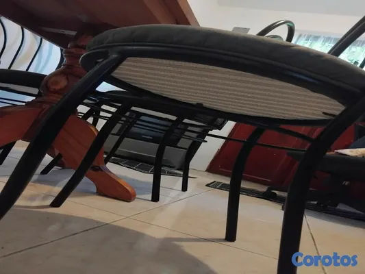 muebles y colchones - Juego de comedor/ mesa de comedor y 4 sillas 5