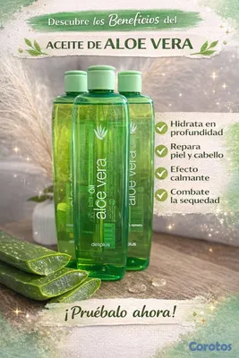 salud y belleza - Aceite hidratante de Aloe Vera  2