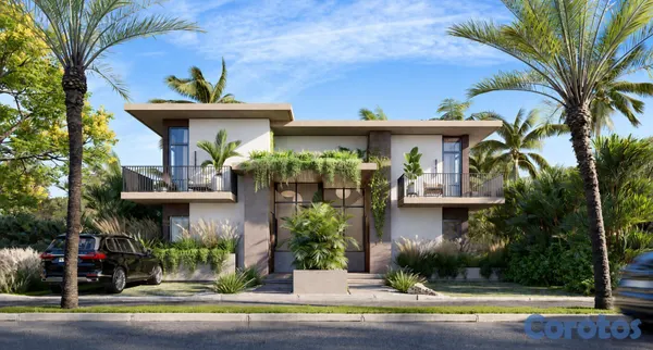 casas vacacionales y villas - Venta de villa tipo dúplex con 3 espaciosas habitaciones en Vista cana 2