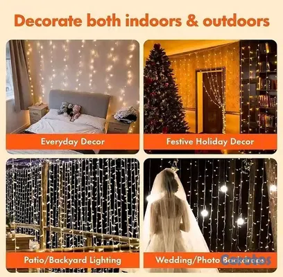 decoración y accesorios - Guirnalda de luces LED 3M lámpara USB de 8 modos para el hogar, fiesta denavidad 3