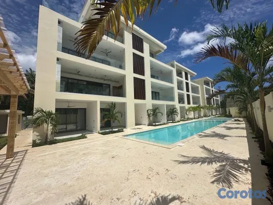 apartamentos - Apartamento nuevo 1 hab. a 300 m de la playa, Las Terrenas – US$130,000 1