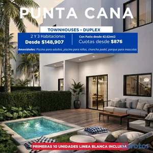 Villas tipo Townhouse y Duplex en venta en Punta C