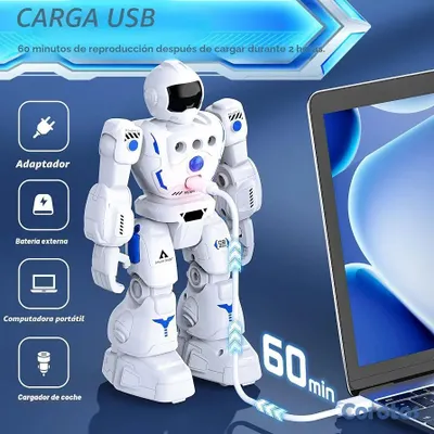 juguetes - 🤖🔥 ¡ROBOT INTELIGENTE PARA NIÑOS! | Control por Gestos | Recargable 🎁 5