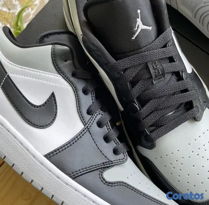 zapatos para hombre - Tenis Teni Nike Air Jordan 1 Low Shadow Toe GREY BLACK Original Originales 🤖 3