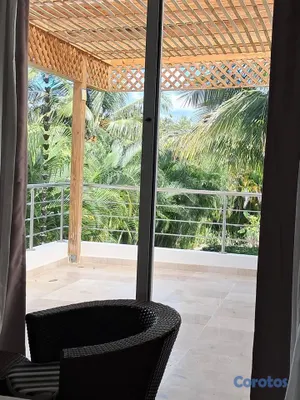 casas vacacionales y villas - Playa Nueva Romana: villa amueblada de 4 habitaciones con jardín 8