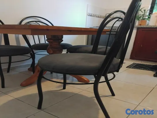 muebles y colchones - Juego de comedor/ mesa de comedor y 4 sillas 4