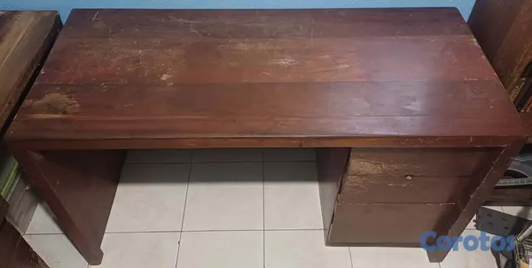 articulos de oficina - 🪵 Escritorio de Caoba Centenaria (Para Restaurar) 2