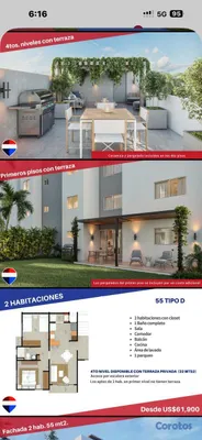 apartamentos - vendo apartamentos en la jacobo majluta, aplica pa 5