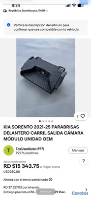 accesorios para vehiculos - Cámara de salida de carrile delantera  3