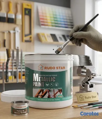 herramientas, jardines y exterior - Pintura Metálica Antióxido OC-ARP-1 para Protecció 2