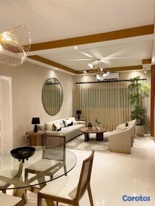 Apartamento amueblado moderno/ nuevo / piscina infinity /gums / Loby lujo
