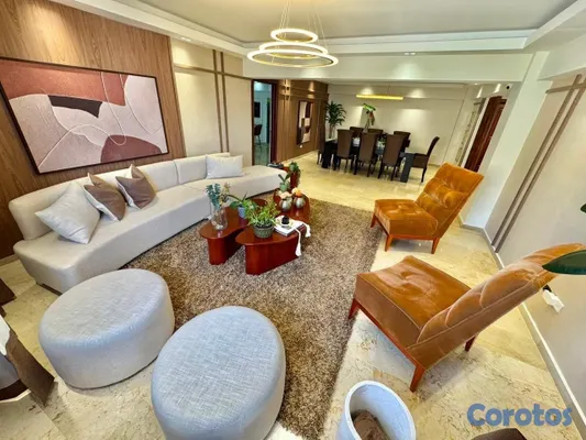 apartamentos - vendo los cacicazgos piso 7 cuatros habitaciones 3.5 baños dos parqueos servicio 6