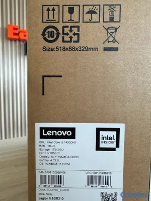 computadoras y laptops - LENOVO LEGION 5 Gen 10 15.1” OLED 165Hz i9-14900HX 1TB SSD 16GB RAM RTX-5070 8GB 2