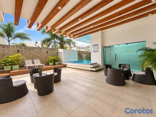 apartamentos - vendo los cacicazgos segunda con terraza tres habitaciones con su baño dos parqu 3