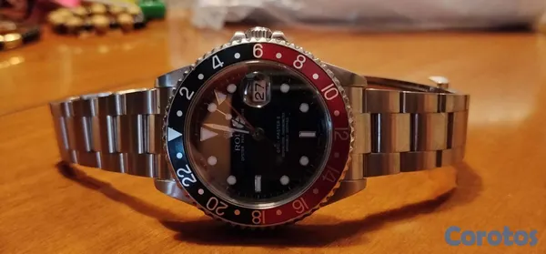 joyas, relojes y accesorios - rolex gmt master 2 serial z...coke 2