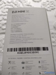DJI MINI SE Drone Blanco en su Caja SELLADA