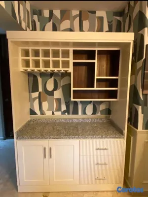 muebles y colchones - Bar en caoba 2