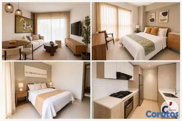apartamentos - Alquiler, Las Canas,Cap Cana, apto.de 2 hab. compl 4