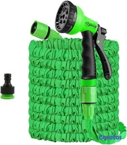Manguera expandible  potente de nuevo diseño con pistola gratis - 125 pies.
