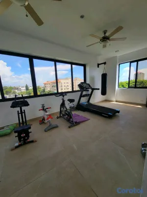 apartamentos - Alquiler de Apartamento Con Linea Blanca, en Zona Céntrica del D. N 10