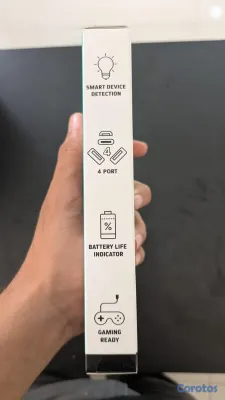 accesorios para electronica - Power Bank Chargeworx 5000mAh – Carga Rápida, 3 Salidas USB y Tamaño Compacto 3