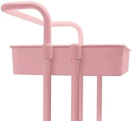 decoración y accesorios - Carrito con ruedas de 3 bandejas ideal cocina maquilladoras carro  organizador 4
