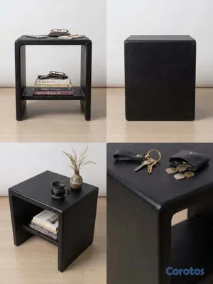 muebles y colchones - 🪵 Mesa de Noche / Auxiliar en Caoba Centenaria Pes 7