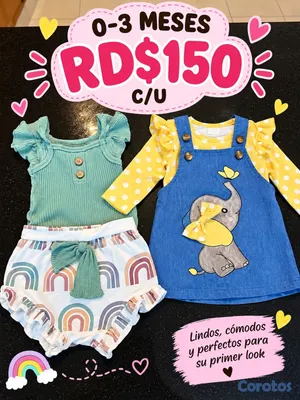 ropa y zapatos - 50+ piezas ropa niña 0-9 meses 3,500 3