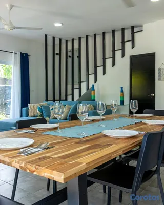 casas vacacionales y villas - Villa en Las Terrenas, Samaná — 3 hab. con piscina privada 2