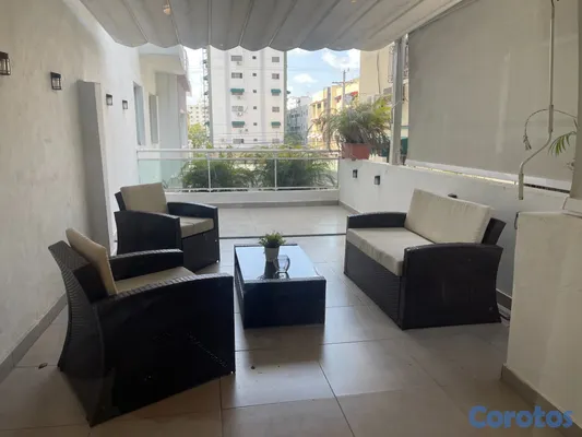 apartamentos - Alquilo apartamento amueblado con terraza en Evari 3
