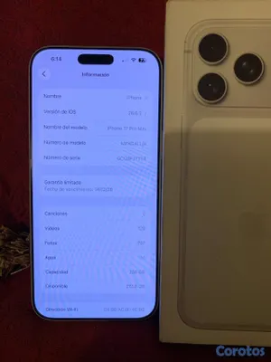 celulares y tabletas - 
iPhone 17 Pro Max 256GB - 100% Bateria - Factory Unlocked - Como Nuevo 7