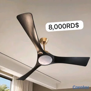 abanico de techo con lámpara led 