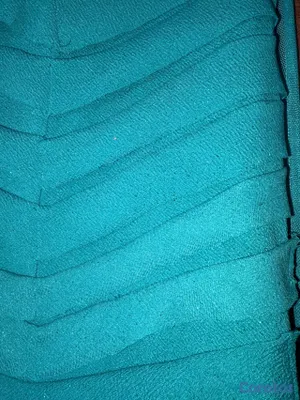 ropa para mujer - Vestido largo color verde esmeralda con detalles dorados 5