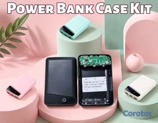 accesorios para electronica - Kit de banco de energía para montar tú mismo, portabaterías sin soldadura 2