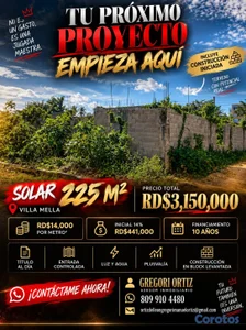 🏗️🔥 ¡SOLAR DE 225 M² CON BLOCKS LEVANTADOS EN VILL
