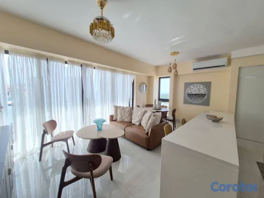 apartamentos - Apartamento en alquiler Bella vista, 2 hab amuebla 10
