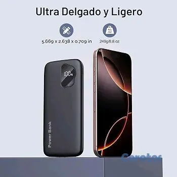 celulares y tabletas - 🔋🔥 ¡PACK DE 2 POWER BANK 10,000mAh! | Cargador Portátil | 4 Salidas ⚡ 4