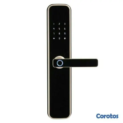 decoración y accesorios - Cerradura smart para puerta con apertura de huella codigo app bluetooth o wifi 2