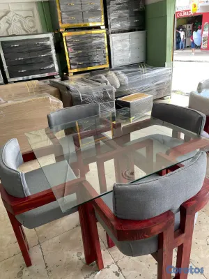 muebles y colchones - ✨ Comedores de 4 y 6 Sillas | Variedad de Diseños  4