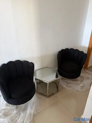 muebles y colchones - Butacas de flor (con mesita gratis) 4