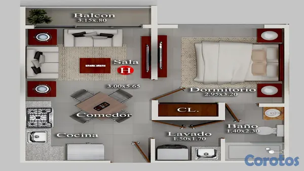 apartamentos - En Venta Apartamentos en la Julia de 1 y 2 habitaciones 9