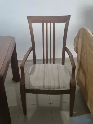 muebles y colchones - Comedor de madera importada  4