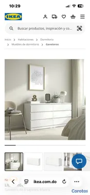 muebles y colchones - gavetero de 6 cajones  9