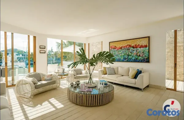casas - Villa Frente al Mar en la Marina de Cap Cana – Vis 4