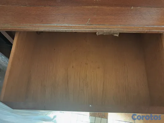 muebles y colchones - GAVETERO DEB6 GAVETAS, MADERA EN CAOBA, DETALLITOS DE PINTURA. 7