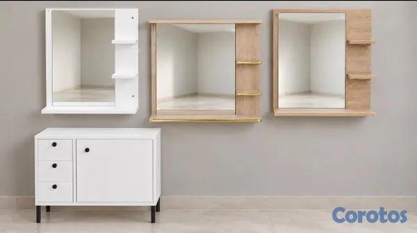 decoración y accesorios - Set de Repisa con Tocador 2