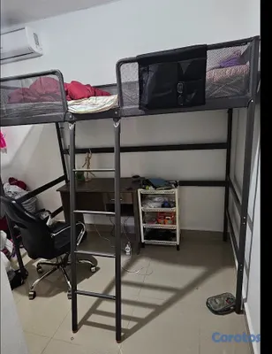 muebles y colchones - Camarote Twin IKEA TUFFING + Colchón 3