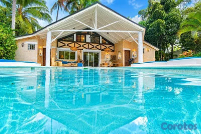 Espectacular Villa Tropical de Lujo a 200m de Playa Las Ballenas | Las Terrenas