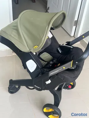 coches y sillas - Coche Doona con base y almohadas de recién nacido 4