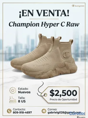 zapatos unisex - Tenis Champion Hyper C Raw 2